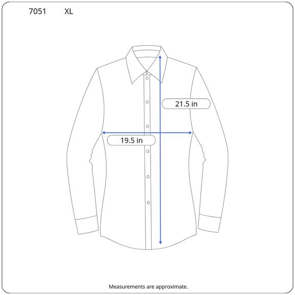 Beaded Embroidered Denim Western Shirt - Women's Size XL - Picture 6 of 6